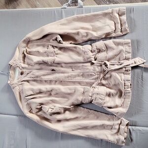 Aritzia Wilfred Nicolet Linen Blazer Jacket